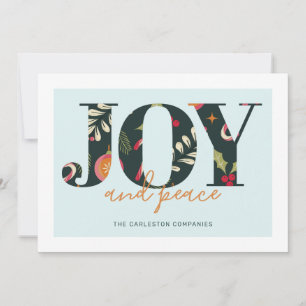 Carte de Noël Paix
