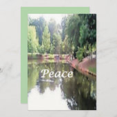 Carte de Noël--Paix (Devant / Derrière)