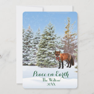 Carte de Noël Paix sur Terre