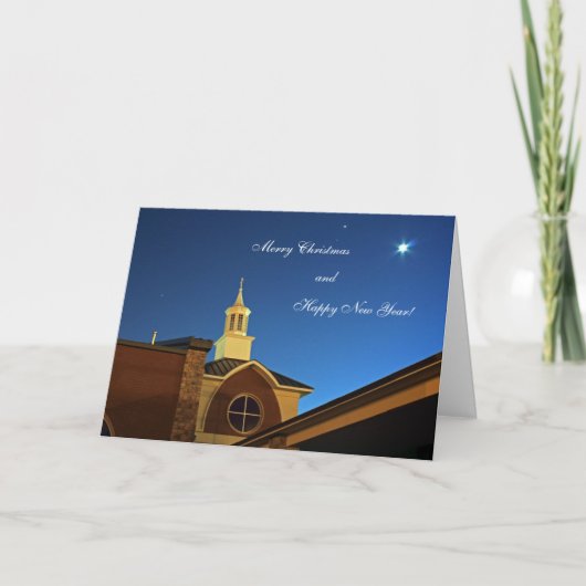 Carte de Noël Paix sur Terre (Devant)