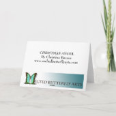 Carte de Noël Paix sur Terre (Dos)