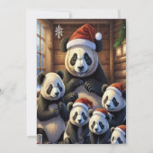 Carte de Noël Panda Bears (Devant)