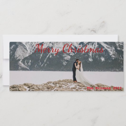 Carte de Noël Panorama (Devant)