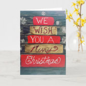 Carte de Noël par DaraLyn J McColl (Fleur jaune)