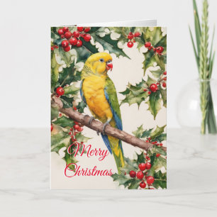 Carte de Noël parrakee