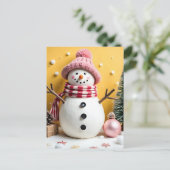 Carte de Noël Pastel - Carte de Vœux (Debout devant)