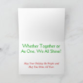 Carte de Noël Patriotique Aquarelle - Ver. 3 (Intérieur)