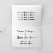 Carte de Noël Patriotique Père Noël (Intérieur)