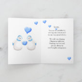 Carte de Noël patriotique pour le fils dans l'armé (Intérieur)