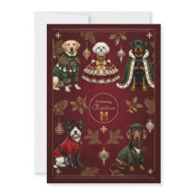 Carte de Noël Pawsome