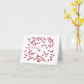 Carte de Noël - Peace Dove (Fleur jaune)