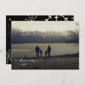 Carte de Noël Peace On Earth (Devant / Derrière)