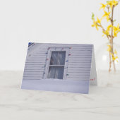 Carte de Noël "PEEK-A-BOO" (Fleur jaune)