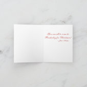 Carte de Noël Pemberley (Intérieur)