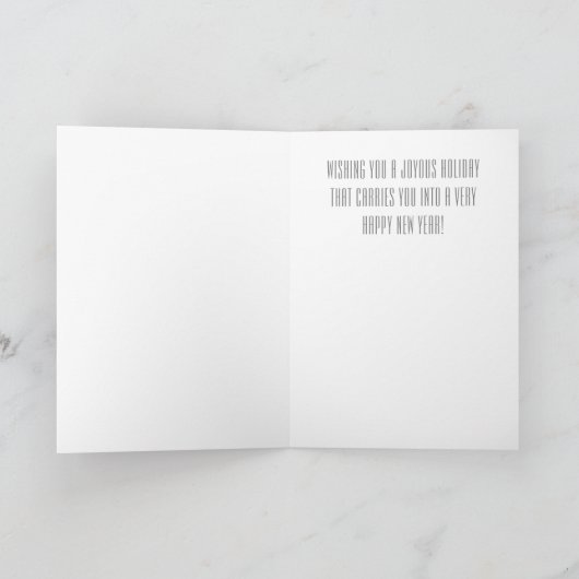 Carte de Noël Penguin 5"x7" (Intérieur)