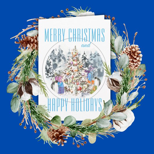 Carte de Noël Penguin 5"x7"