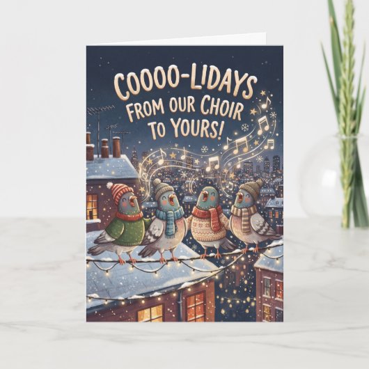 Carte de Noël Penguin Coldays (Devant)