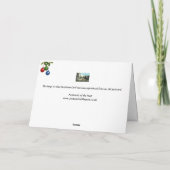 Carte de Noël - Pennsylvania Avenue, DC (Dos)