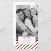 Carte de Noël Peppermenthe (Devant / Derrière)