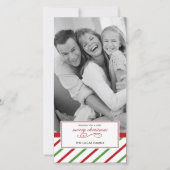 Carte de Noël Peppermenthe (Devant)