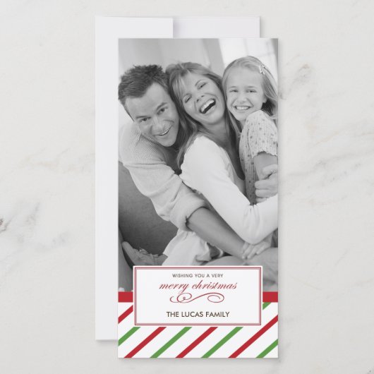 Carte de Noël Peppermenthe (Devant)