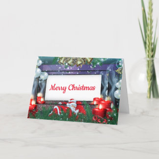 Carte de Noël père Noël