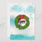 Carte de Noël Père Noël (Dos)