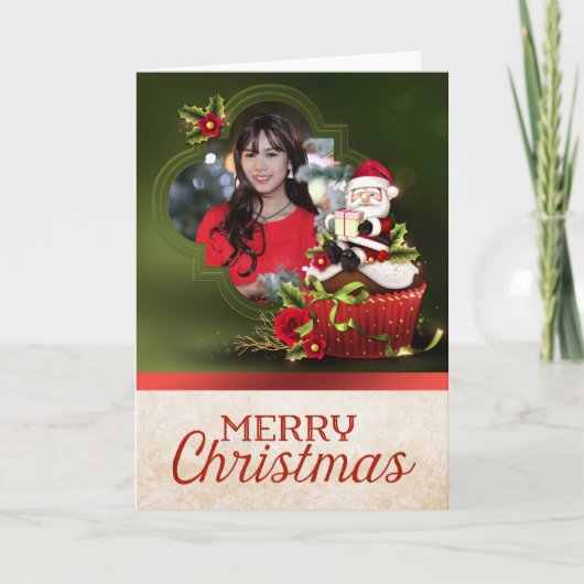 Carte de Noël père Noël (Devant)