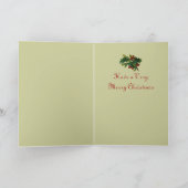 Carte de Noël Père Noël allemande (Intérieur)