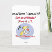 Carte de Noël Père Noël amusante (Dos)