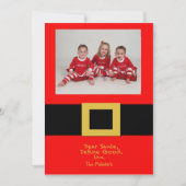 Carte de Noël père Noël Belt (Devant)