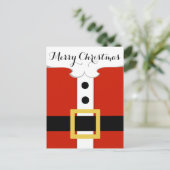 Carte de Noël père Noël Belt (Debout devant)