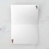 Carte de Noël Père Noël hawaïenne (Intérieur)