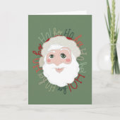 Carte de Noël - Père Noël Hohoho (Devant)