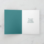 Carte de Noël père Noël Peek Vintage (Intérieur)