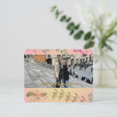 Carte de Noël Père Noël Plat (Debout devant)