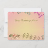 Carte de Noël Père Noël Plat (Dos)