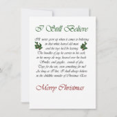 Carte de Noël Père Noël Pointer À poils durs allem (Dos)