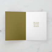 Carte de Noël père Noël Rocking Horse (Intérieur)