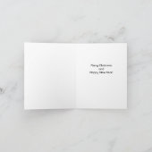 Carte de Noël père Noël Runner (Intérieur)