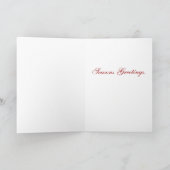 Carte de Noël Père Noël Santa (Intérieur)