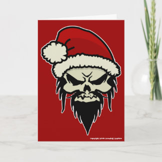 Carte de Noël Père Noël Twisted
