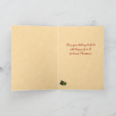 Carte de Noël Père Noël victorienne (Intérieur)