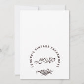 Carte de Noël Père Noël vintage (Dos)