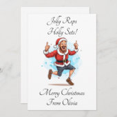 Carte de Noël Personalisé (Devant / Derrière)