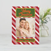 Carte de Noël personnalisable (Debout devant)