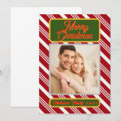 Carte de Noël personnalisable (Devant / Derrière)