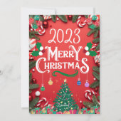 Carte de Noël personnalisable 2 (Dos)