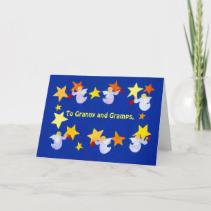 Carte de Noël personnalisable - Anges
