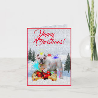 Carte de Noël personnalisable facile et mignonne p
